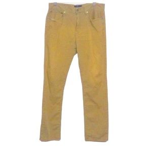 🌞 Lucky Brand Handcrafted 1990 beige tan khaki pants chinos size 33”W 32l